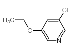 3-Chloro-5-ethoxypyridine Structure