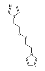 di[2-(1-imidazolyl)ethyl] disulphide Structure