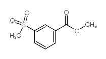 3-甲砜基苯甲酸甲酯结构式