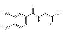 3,4-二甲基马尿酸结构式