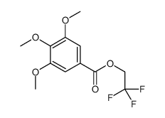 2,2,2-trifluoroethyl 3,4,5-trimethoxybenzoate结构式