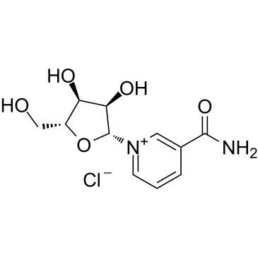 Nicotinamide riboside chloride Structure