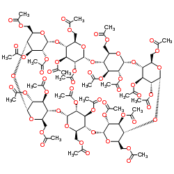 三乙酰基-β-环糊精结构式
