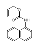 Carbamic acid,1-naphthalenyl-, 2-propenyl ester (9CI) Structure