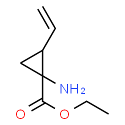 Cyclopropanecarboxylic acid, 1-amino-2-ethenyl-, ethyl ester, (2S)- (9CI) structure