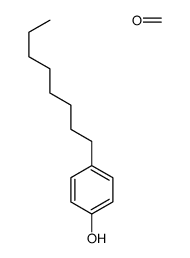 formaldehyde,4-octylphenol Structure
