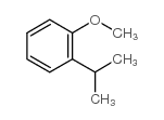 Benzene,1-methoxy-2-(1-methylethyl)- structure