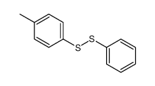 1-methyl-4-(phenyldisulfanyl)benzene结构式