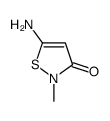 3(2H)-Isothiazolone,5-amino-2-methyl-(9CI)结构式