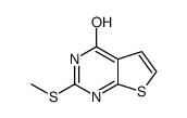 2-Methylsulfanyl-1H-thieno[2,3-d]pyrimidin-4-one Structure