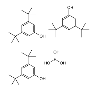 3,5-ditert-butylphenol,phosphorous acid Structure