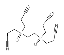 Propanenitrile,3,3',3'',3'''-(1,2-ethanediyldiphosphinylidyne)tetrakis- (9CI) Structure