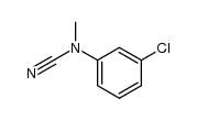 N-(3-chlorophenyl)-N-methylcyanamide Structure