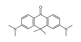 3,6-bis(dimethylamino)-10,10-dimethylanthracen-9-one结构式