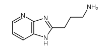 2-氨基丙基-4(7)-氮杂苯并咪唑结构式