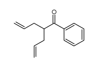 1-phenyl-2-(2-propen-1-yl)-4-penten-1-one Structure