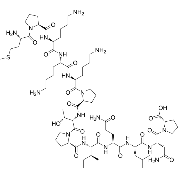 MEK1 Derived Peptide Inhibitor 1结构式