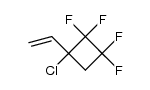 1-chloro-2,2,3,3-tetrafluoro-1-vinyl-cyclobutane结构式