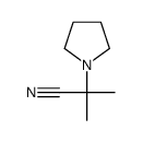 2-methyl-2-pyrrolidin-1-ylpropanenitrile Structure