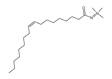 2,2,2-trimethyl-1-oleoylhydrazin-2-ium-1-ide Structure