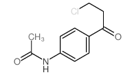N-[4-(3-chloropropanoyl)phenyl]acetamide结构式