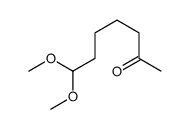 7,7-dimethoxyheptan-2-one Structure