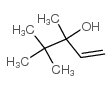 3,4,4-三甲基-1-戊烯-3-醇结构式