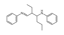 4-anilino-3-[(phenylimino)methyl]heptane结构式