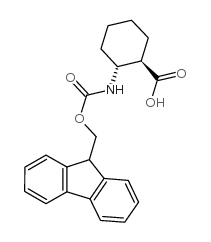 Fmoc-(1R,2R)-2-氨基环己烷羧酸结构式