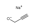 sodium propargyloxide Structure