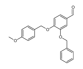 3-benzyloxy-4-(4-methoxybenzyloxy)benzaldehyde Structure