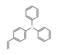 二苯基(4-乙烯基苯基)膦结构式