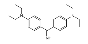 4,4'-carbonimidoylbis[N,N-diethylaniline] structure