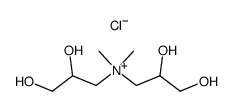 bis-(2,3-dihydroxypropyl)dimethylammonium Chloride Structure