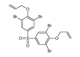 1,3-dibromo-5-(3,5-dibromo-4-prop-2-enoxyphenyl)sulfonyl-2-prop-2-enoxybenzene Structure