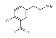 3-硝基酪胺结构式
