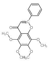 1-(2,3,4,5,6-pentamethoxyphenyl)-3-phenyl-prop-2-en-1-one Structure