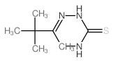 Hydrazinecarbothioamide,N-methyl-2-(1,2,2-trimethylpropylidene)- Structure