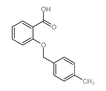 2-[(4-Methylbenzyl)oxy]benzoic acid结构式