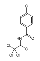 4-chloro-N-(1,2,2,2-tetrachloroethyl)benzamide Structure
