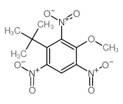 2-methoxy-1,3,5-trinitro-4-tert-butyl-benzene结构式
