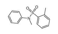 N-methyl-N-phenyl-2-methylbenzenesulfonamide结构式