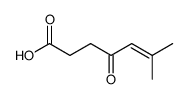 6-methyl-4-oxohept-5-enoic acid结构式