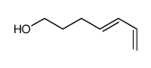 hepta-4,6-dien-1-ol结构式