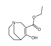 3-Ethoxycarbonyl-4-hydroxy-1-azabicyclo[3.3.1]non-3-ene结构式