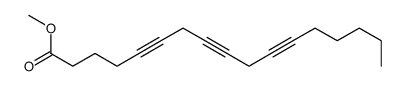 5,8,11-Heptadecatriynoic acid methyl ester Structure