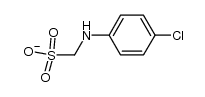 p-chloroanilinomethanesulfonate Structure