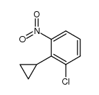 (2-chloro-6-nitrophenyl)cyclopropane Structure