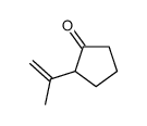 2-prop-1-en-2-ylcyclopentan-1-one Structure