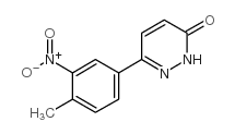 6-(4-METHYL-3-NITROPHENYL)-3(2H)-PYRIDAZINONE Structure